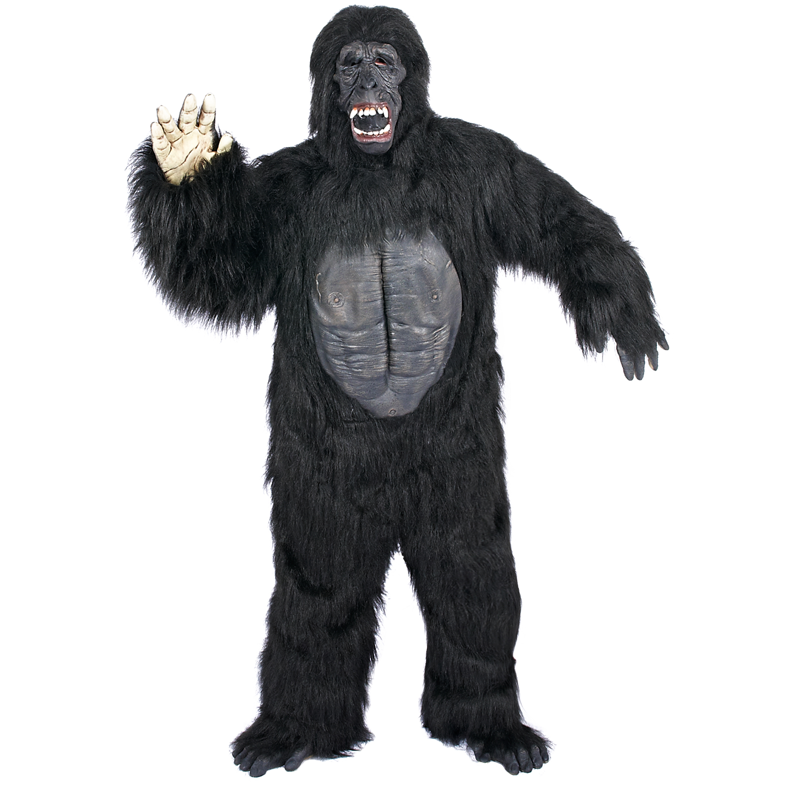 Forum Novelties Inc Men's Gorilla with Chest Deluxe Adult Costume - Black - One-Size