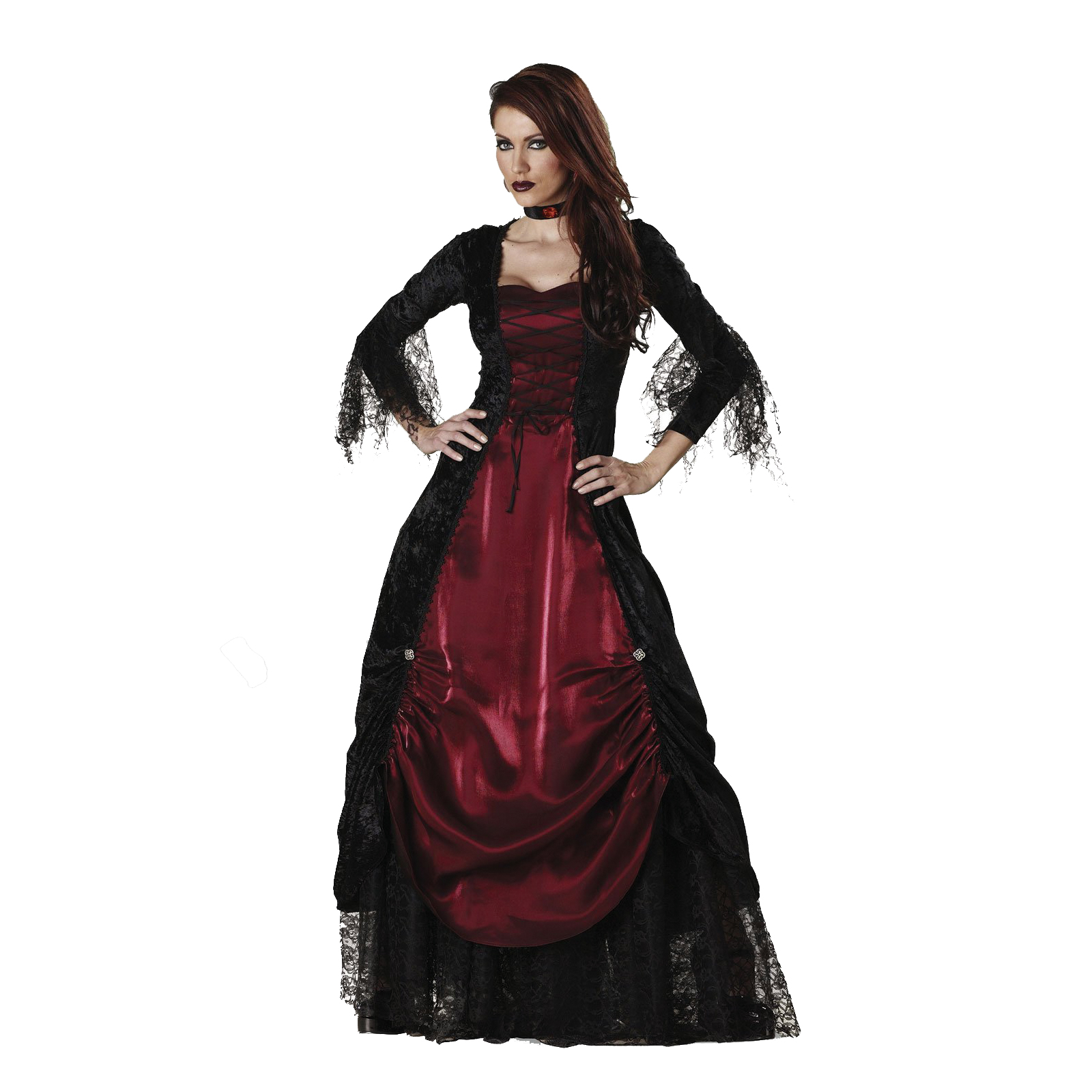 In Character Costumes Women's Gothic Vampira Elite Collection Adult Costume - Black - Large