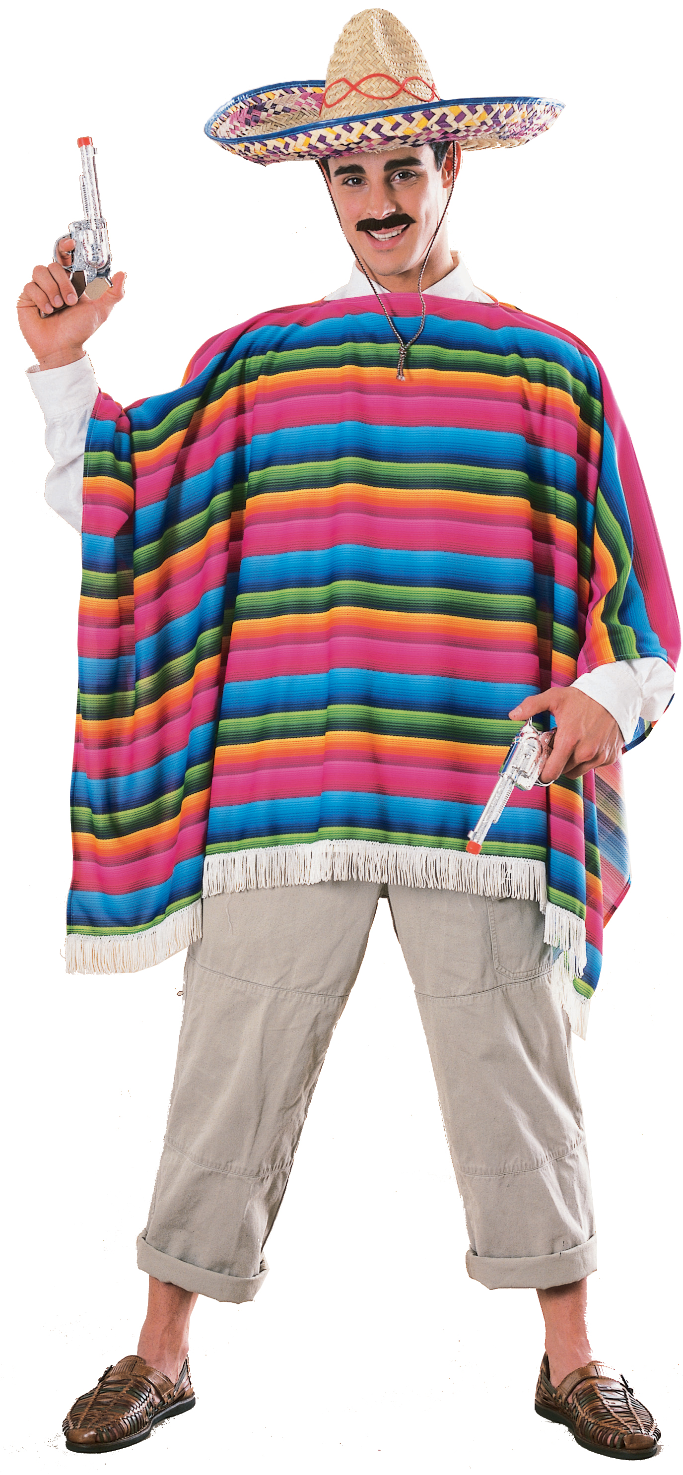 Rubie's Costume Co Men's Mexican Serape Adult Costume - Brown - Standard One-size