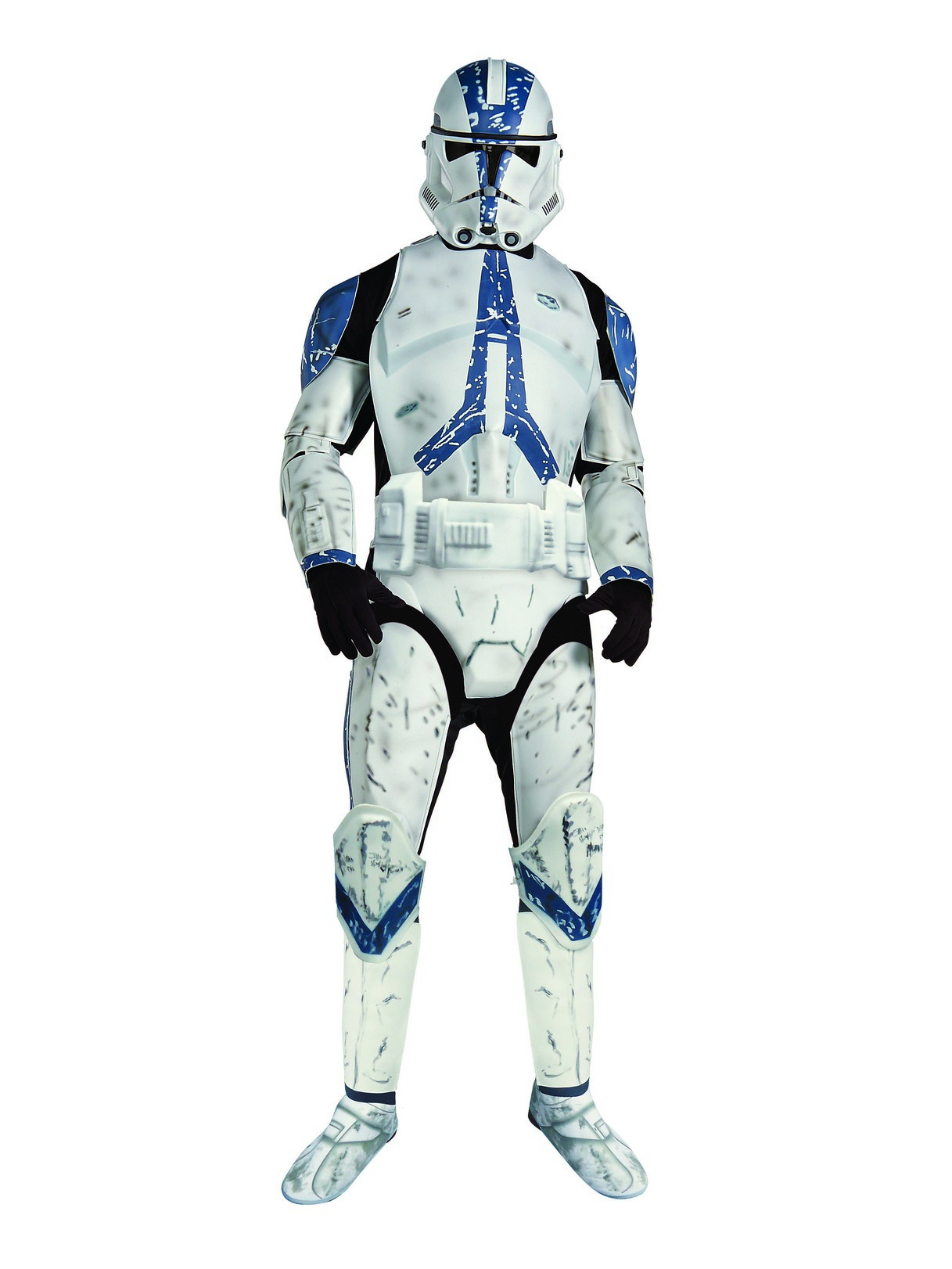 Rubie's Costume Co Men's Star Wars Clone Trooper Deluxe Adult Costume - White - Standard One-Size