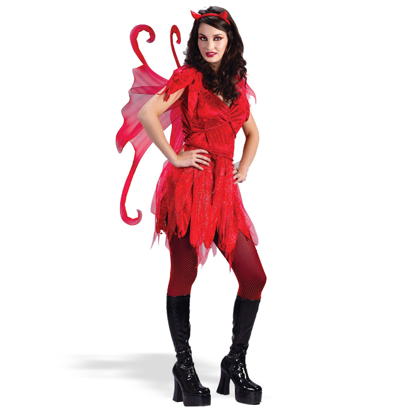 Fun World Women's Devil Fairy Adult Costume - S/M