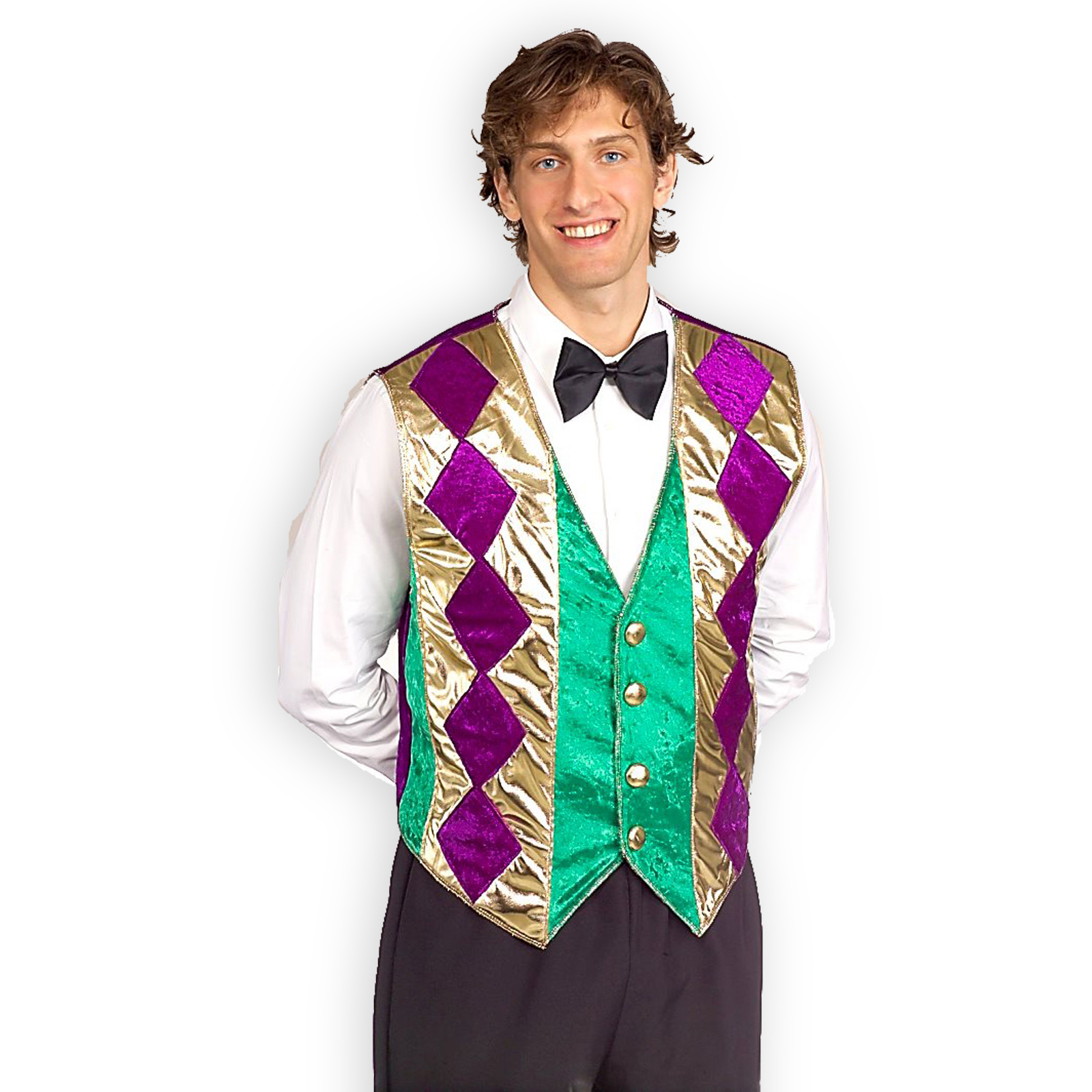 ladies mardi gras vest