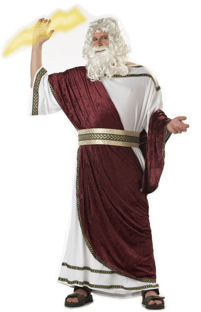 California Costume Collection Men's Zeus, God of the Sky Plus Adult Costume - Plus (48-52)