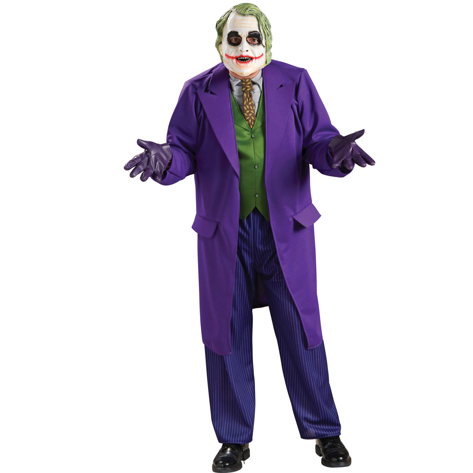 Rubie's Costume Co Men's Batman Dark Knight The Joker Deluxe Adult Costume - Purple - Standard One-Size