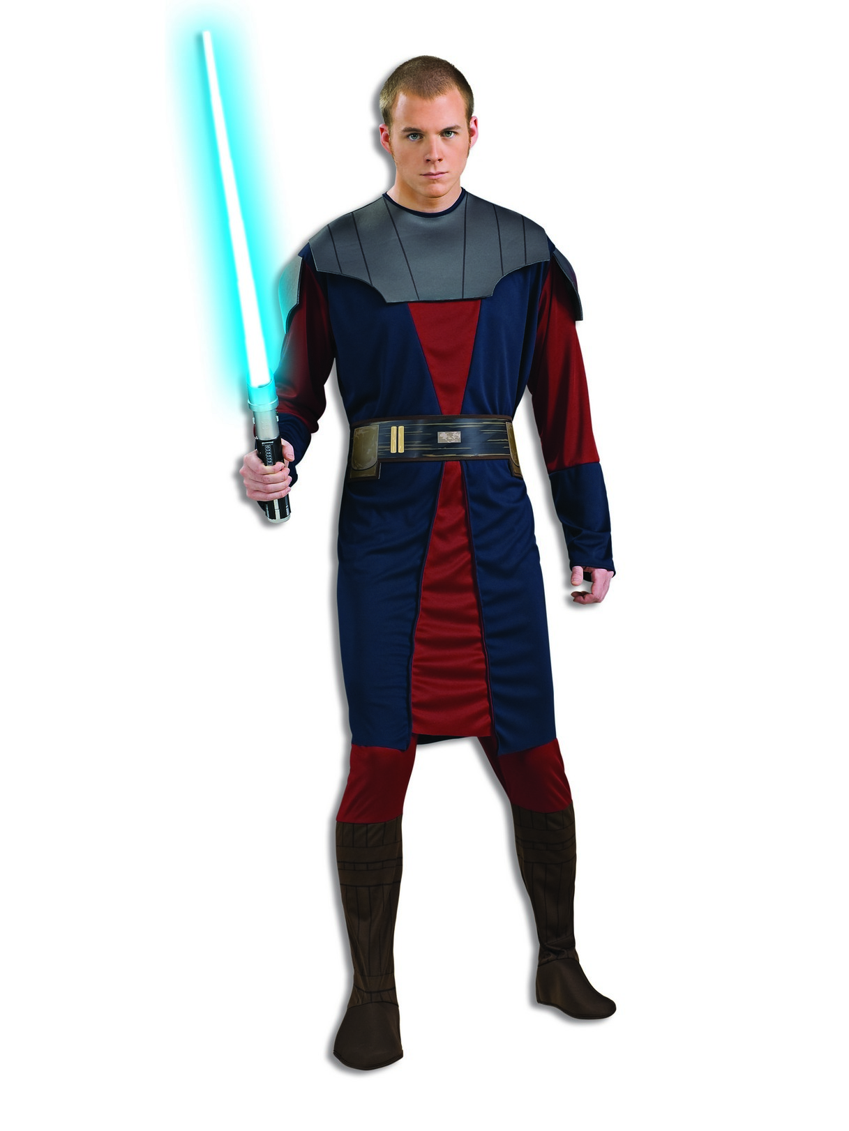 Rubie's Costume Co Men's Star Wars Animated Anakin Skywalker Adult Costume - Blue - Standard One-Size