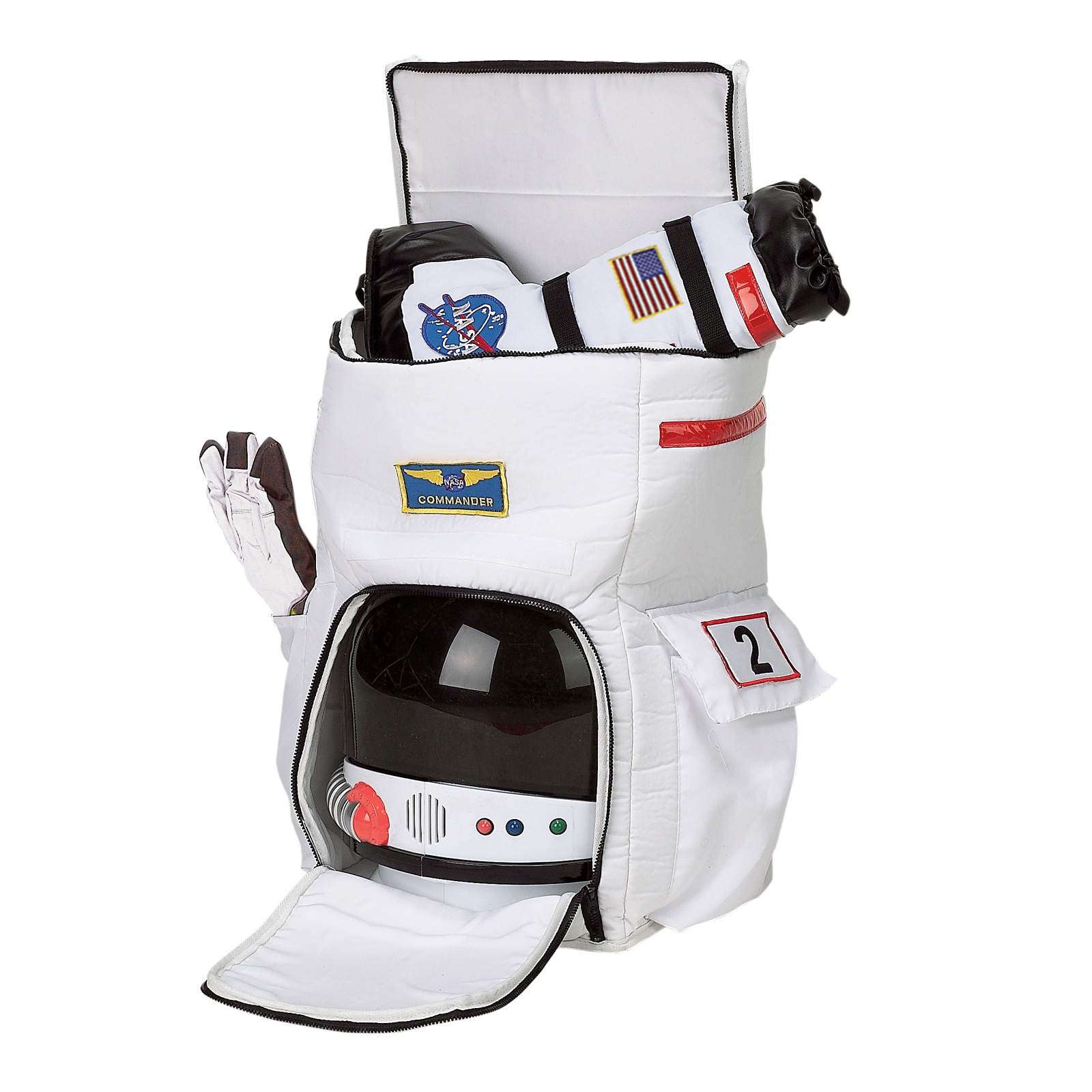 Aeromax Women's NASA Astronaut Back Pack - White - One Size