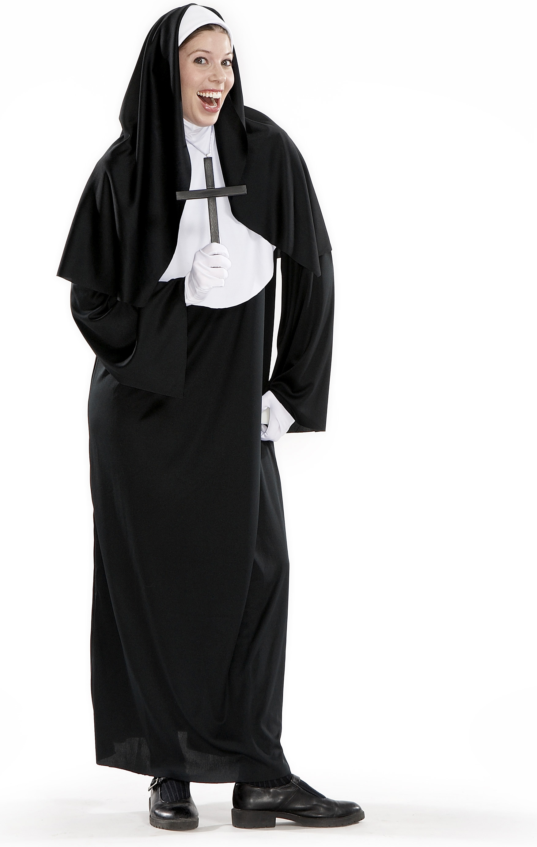 AMC Women's Nun Adult Plus Costume - Plus (18-22)