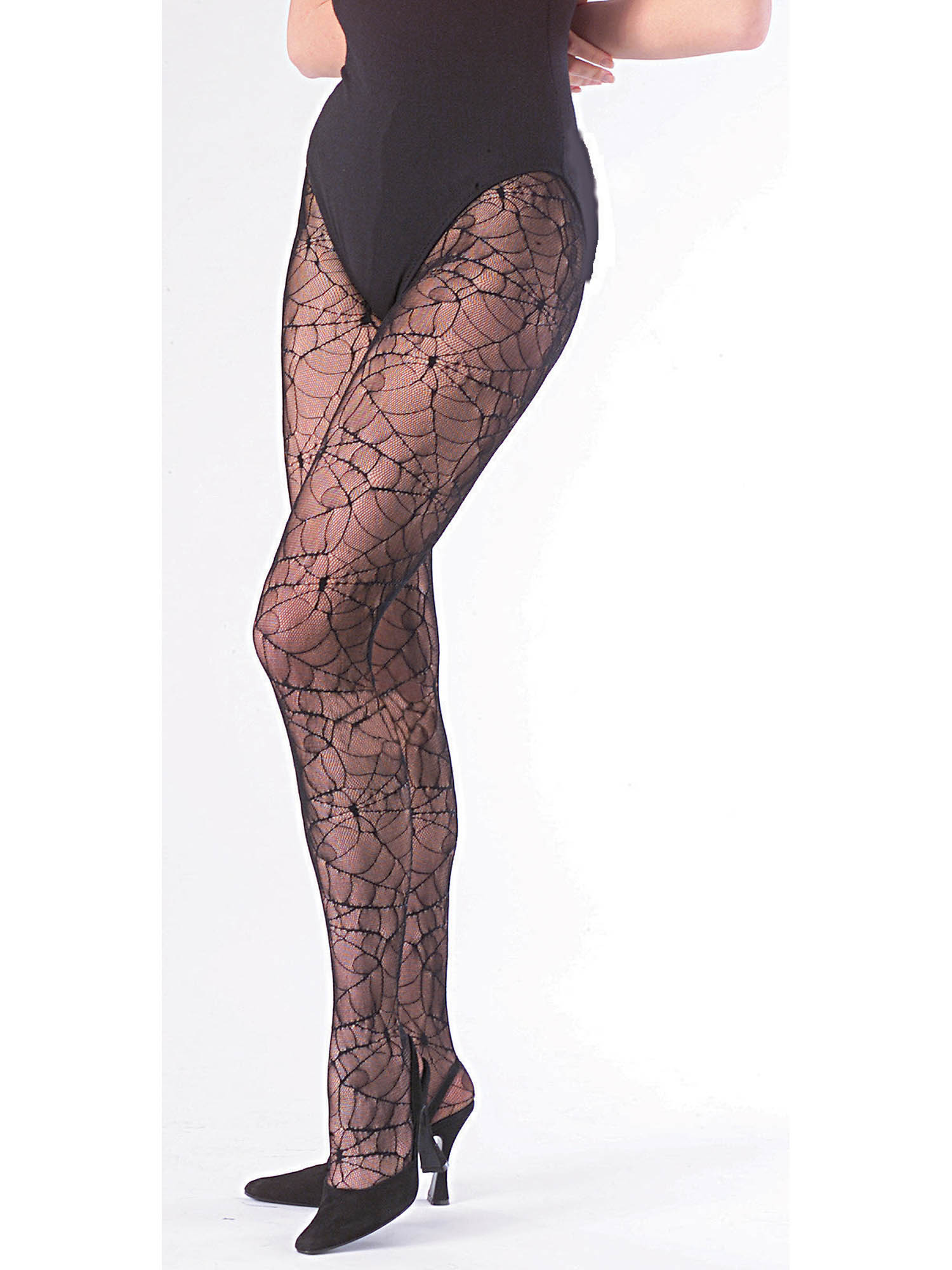 Rubie's Costume Co Women's Adult Spider Web Fishnets - Black - One-Size