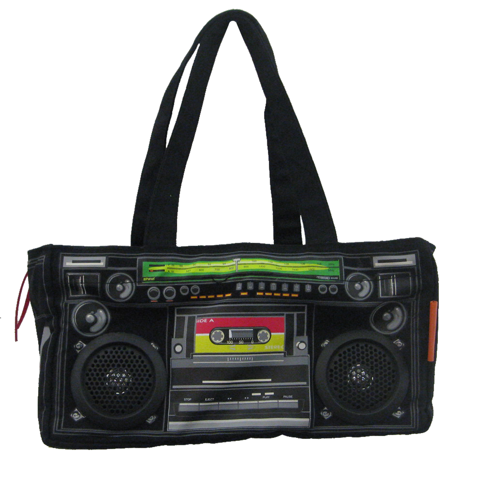 Tri-Coastal Design Women's Mini Black Boom Box Tote - Black