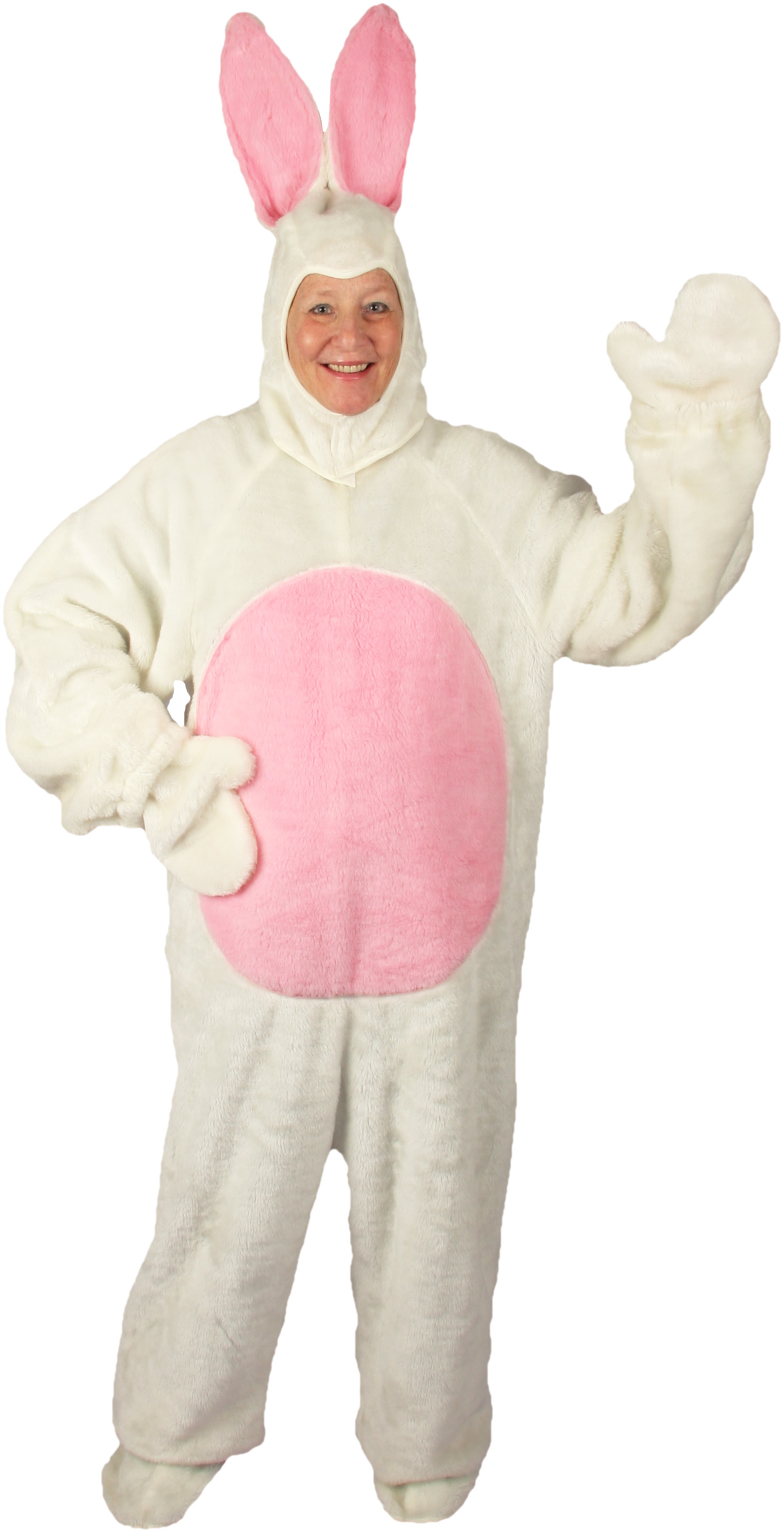 Halco Women's Bunny Suit Adult Costume - White - Large