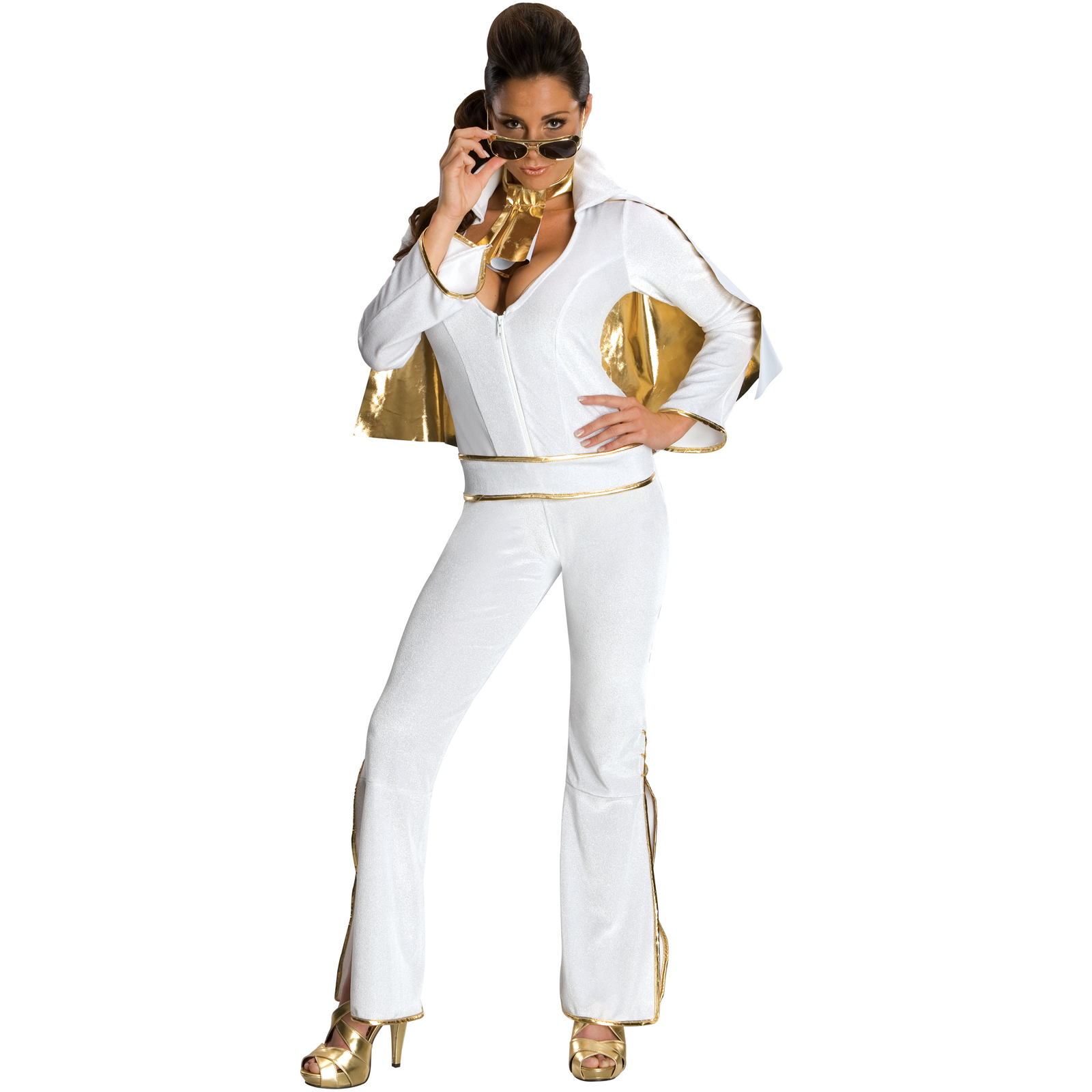 Rubie's Costume Co Women's Elvis White Adult Costume - Medium