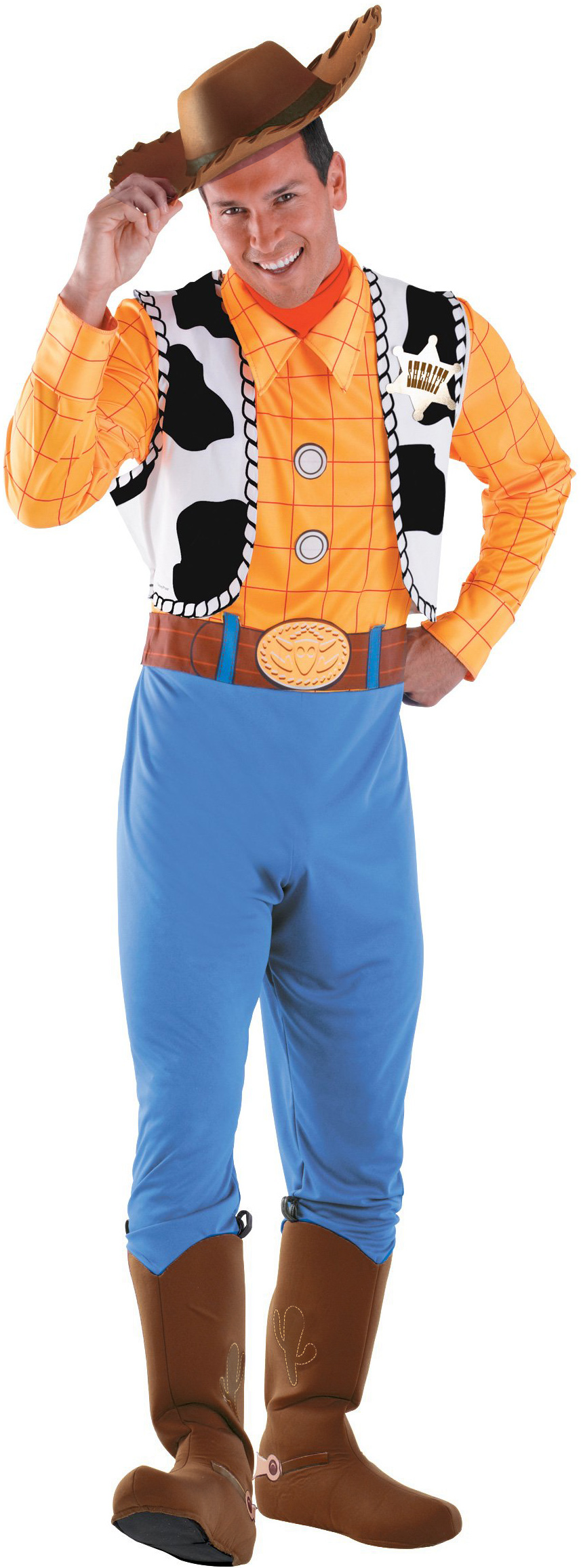 Disguise Inc Men's Disney Toy Story - Woody Deluxe Adult Costume - Yellow - XX-Large (50-52)