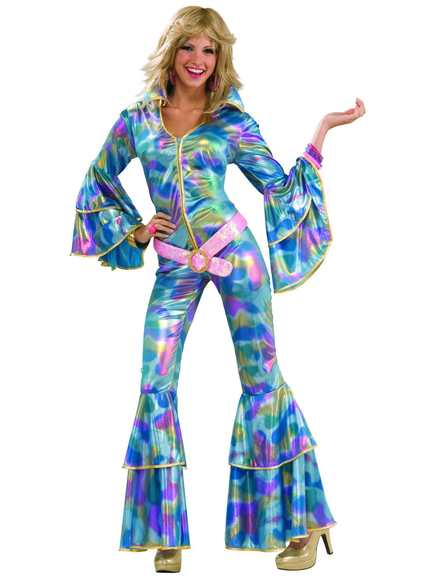 Forum Novelties Inc Women's 70's Disco Mama Adult Costume - Blue - Medium/Large