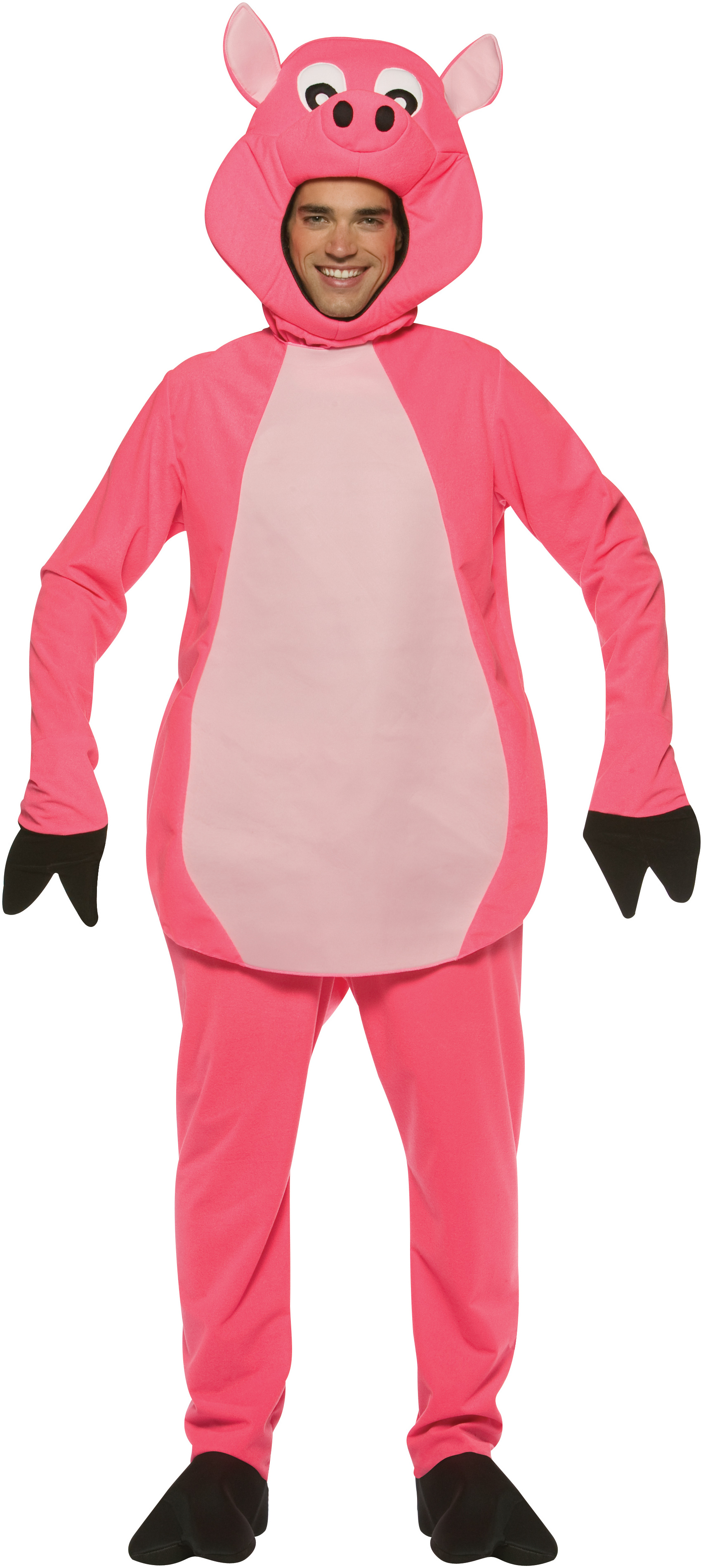 Rasta Imposta Men's Pig Adult Costume - Pink - Standard