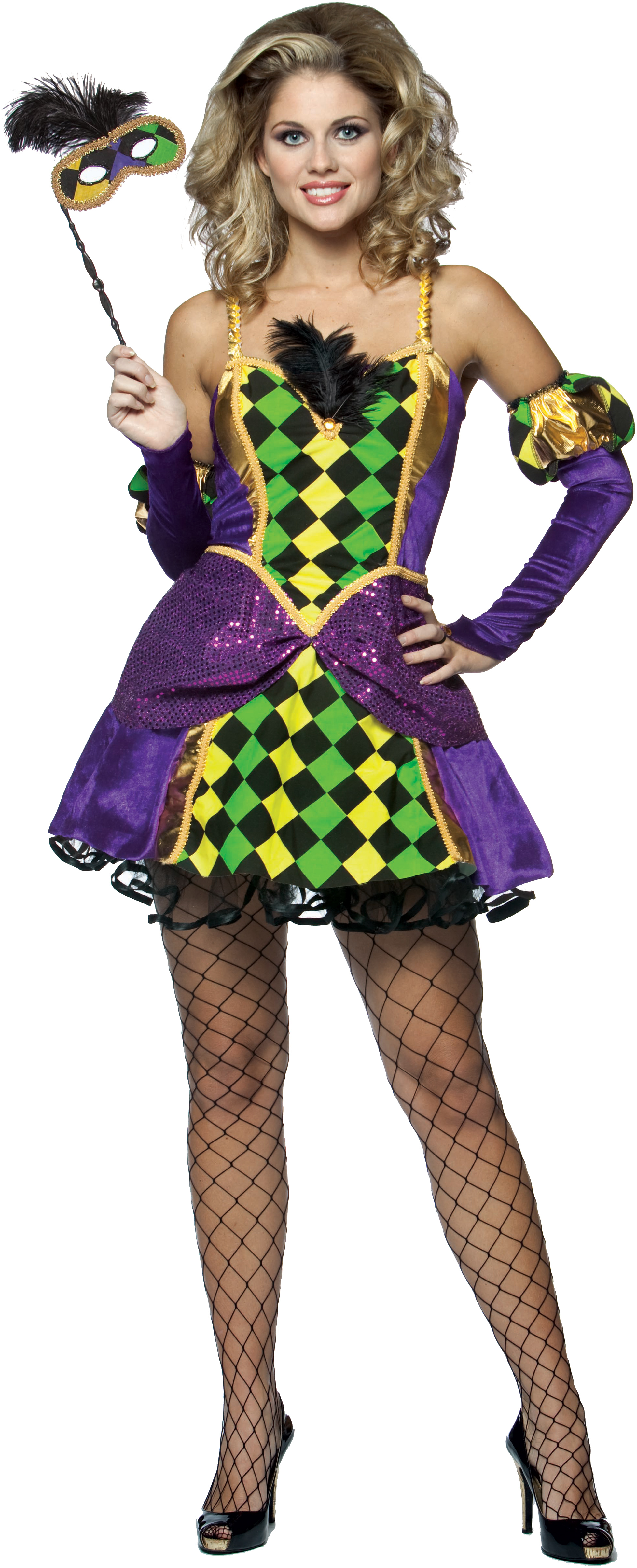 Rasta Imposta Women's Mardi Gras Queen Adult Costume - Purple - Large/X-Large for Mardi Gras