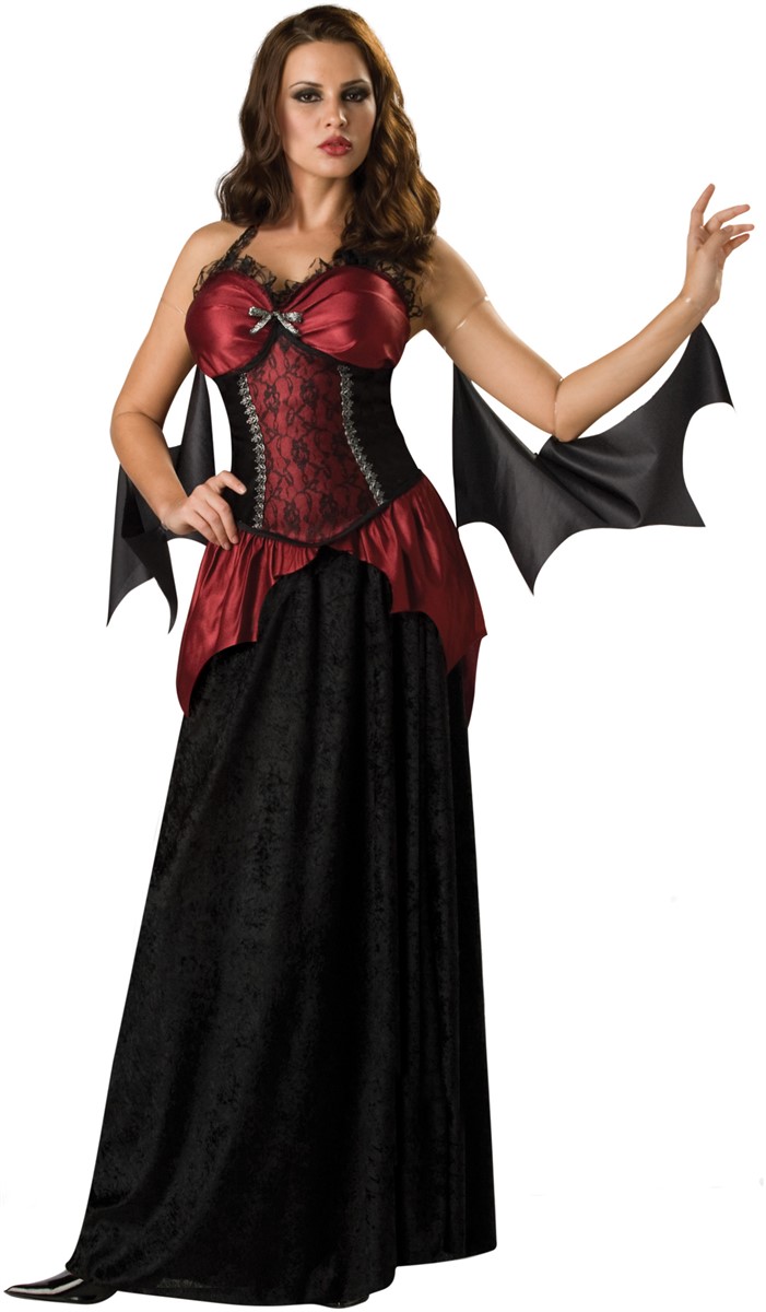 In Character Costumes Women's Vampira Adult Costume - Red - Large