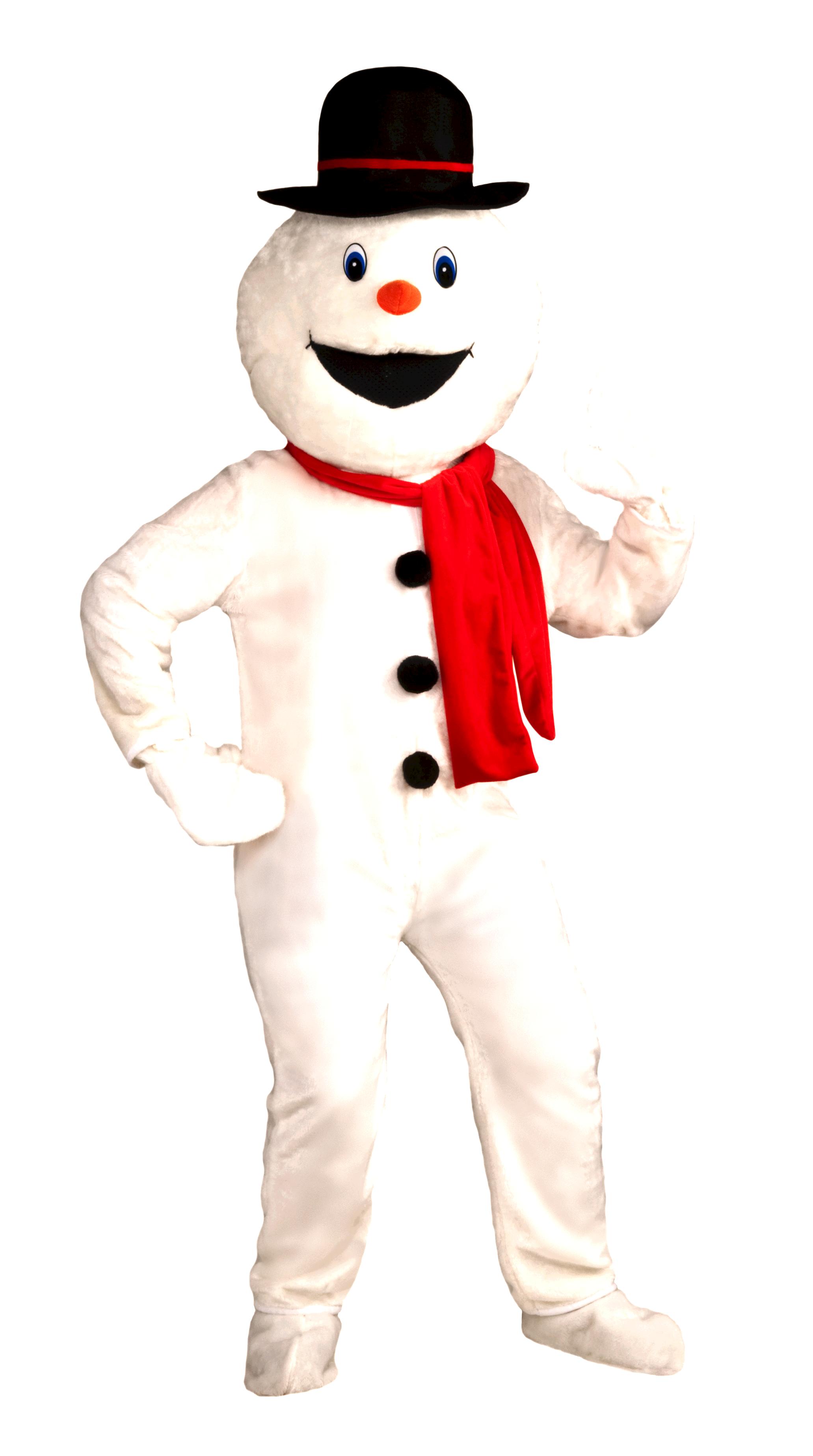 Forum Novelties Inc Men's Snowman Economy Mascot Adult Costume - White - Standard (One Size)