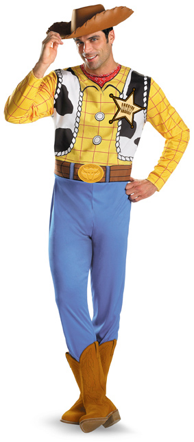 Disguise Inc Men's Disney Toy Story - Woody Classic Adult Costume - Yellow - X-Large (42-46)