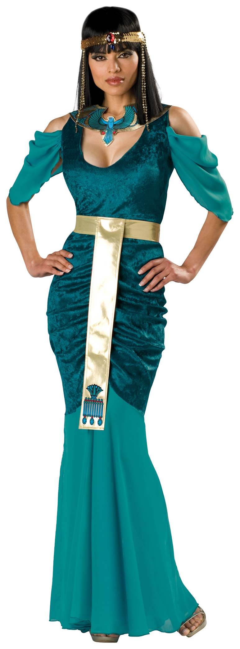 In Character Costumes Women's Egyptian Jewel Adult Costume - Blue - Large