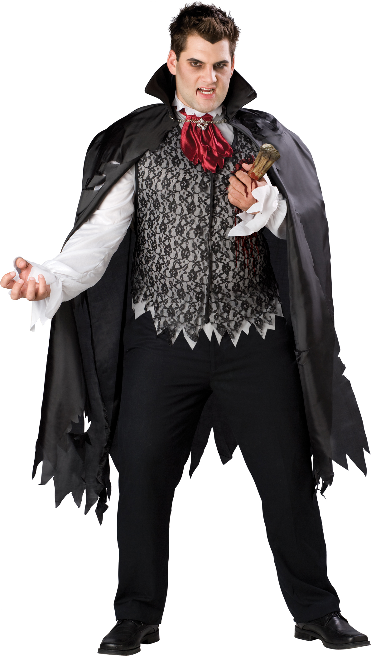 In Character Costumes Men's Vampire B. Slayed Adult Plus Costume - Black - XX-Large