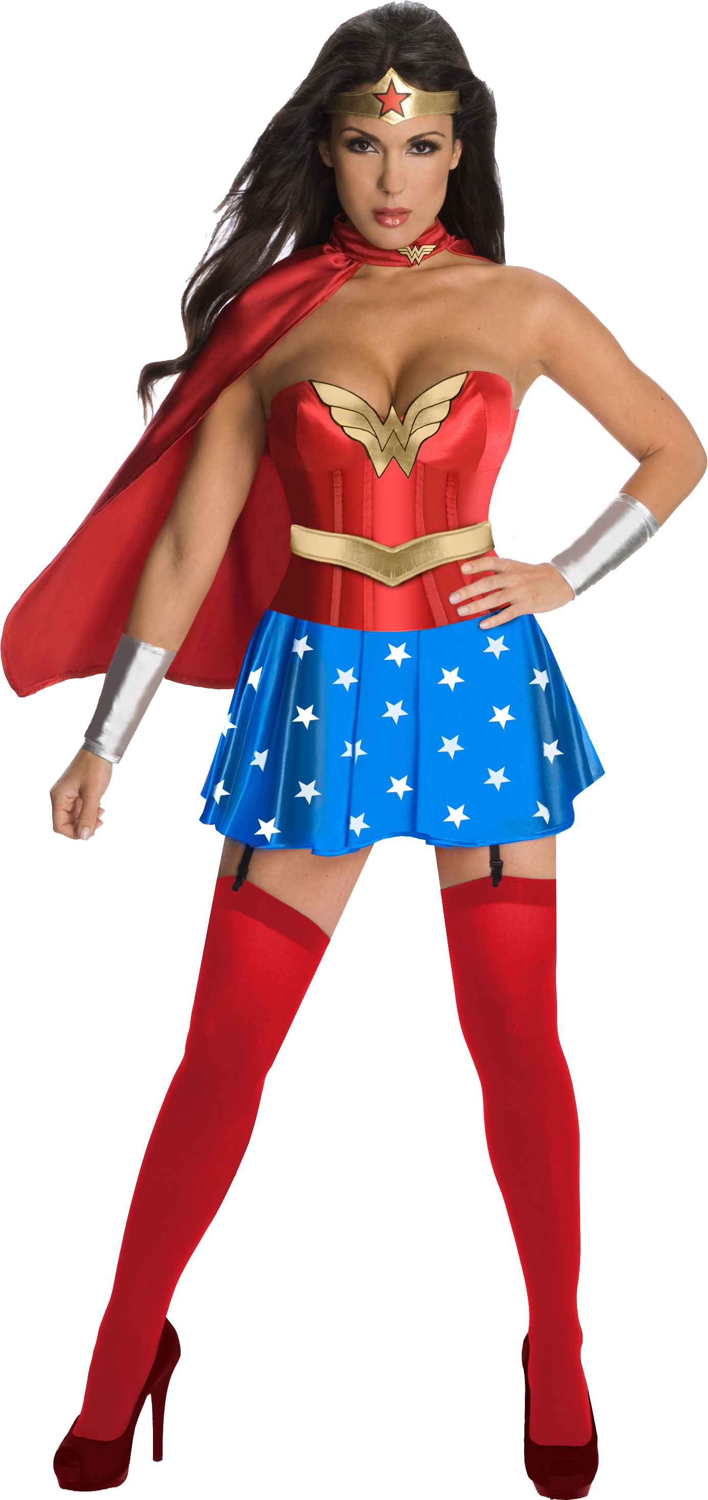 Rubie's Costume Co Women's Wonder Woman Corset Adult Costume - Red - Large