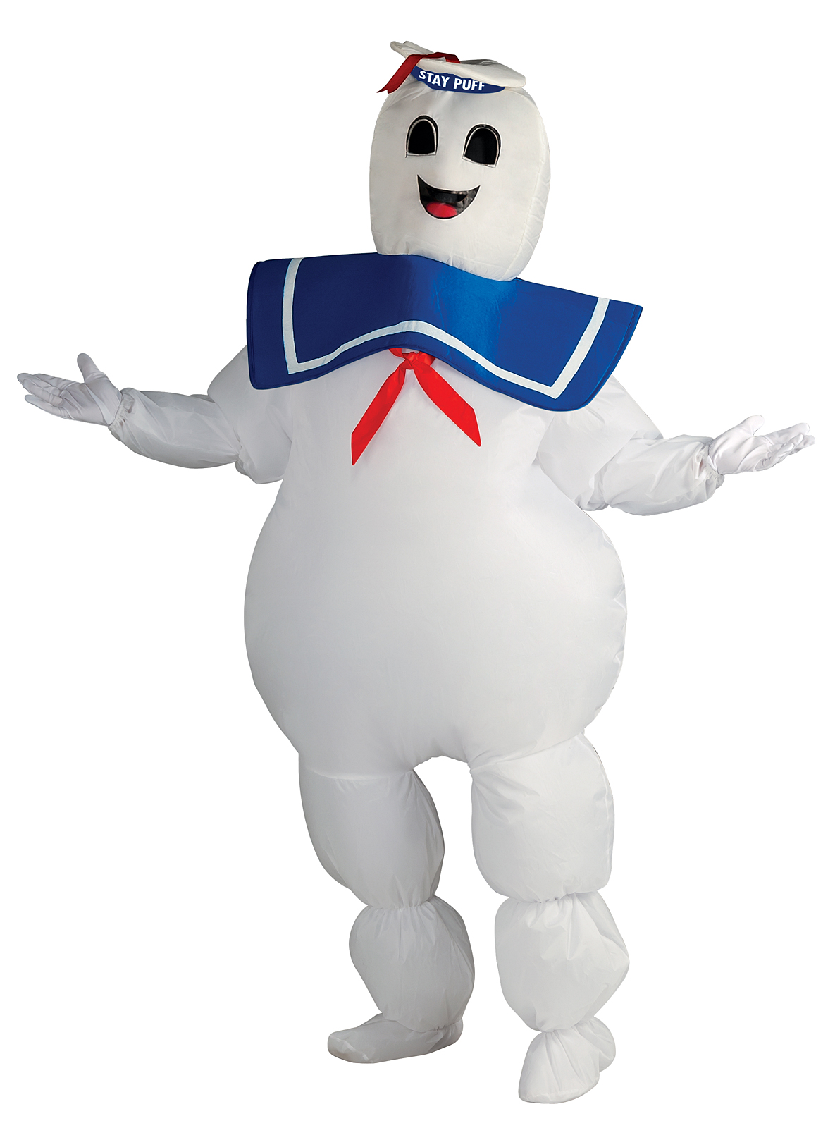 Rubie's Costume Co Men's Ghostbusters - Inflatable Stay Puft Marshmallow Man Adult Costume - White - One-Size (Standard)