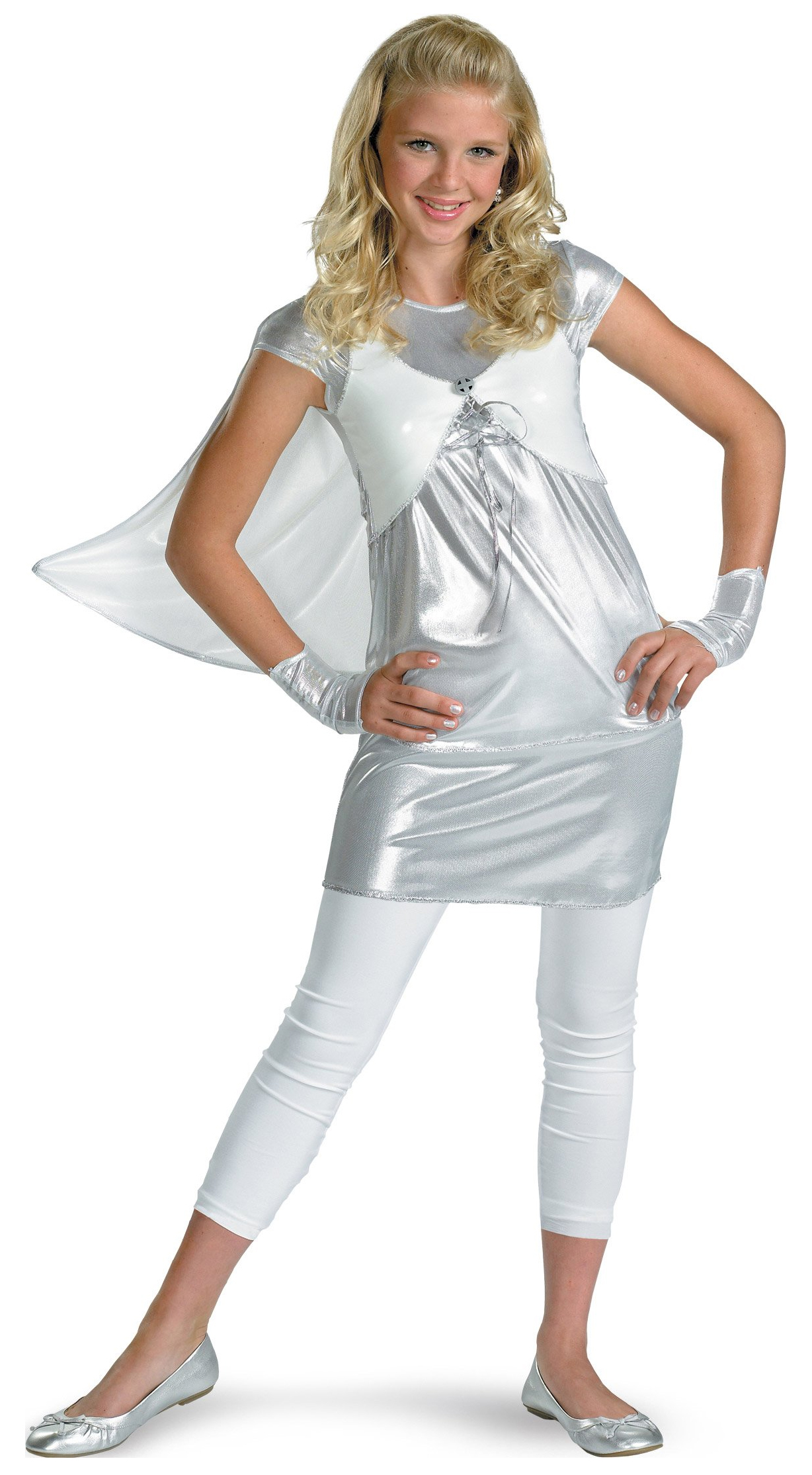 Disguise Inc Women's Emma Frost Girl Teen Costume - Silver - Large (10-12)