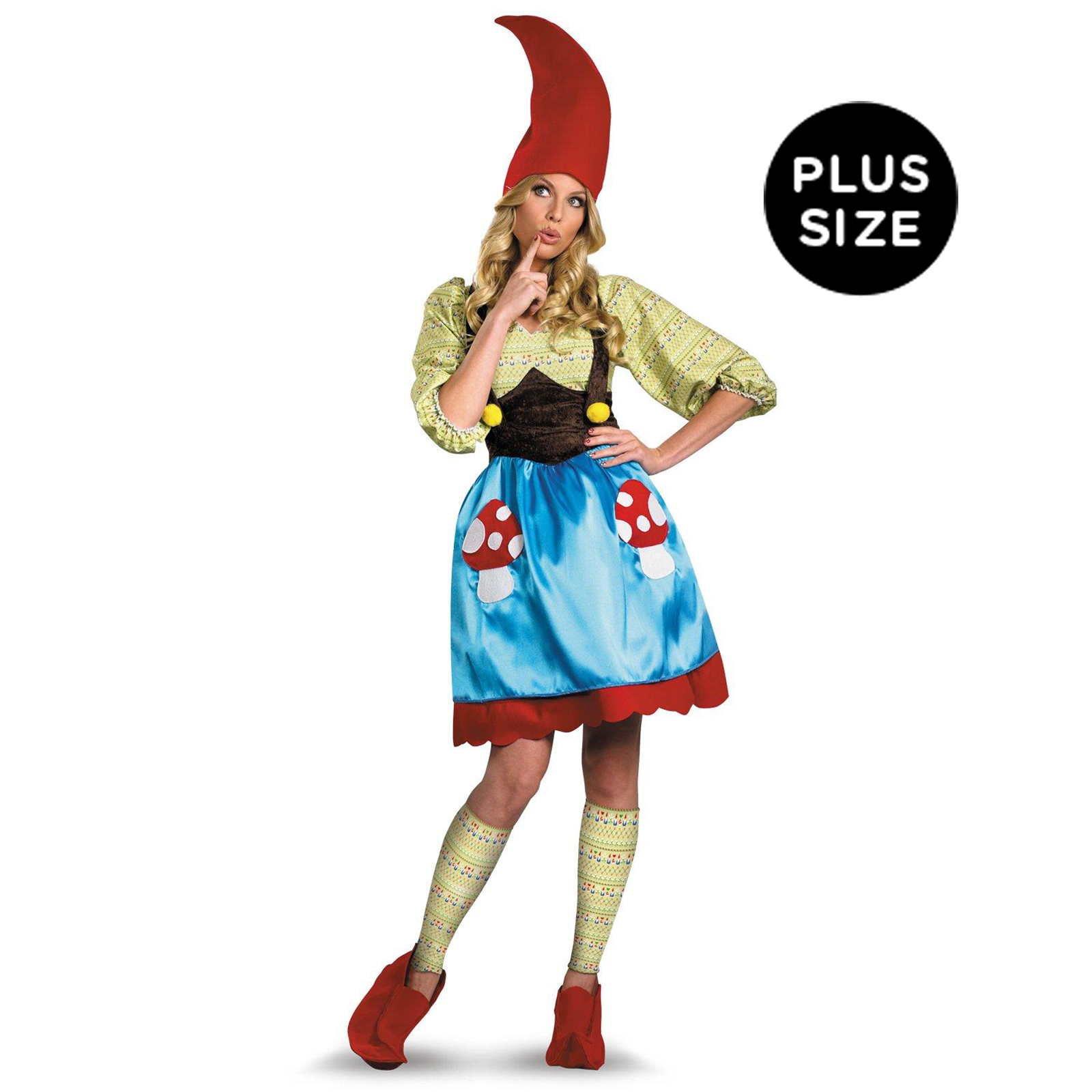 Disguise Inc Women's Ms. Gnome Adult Plus Costume - Multi-colored - X-Large (18-20)