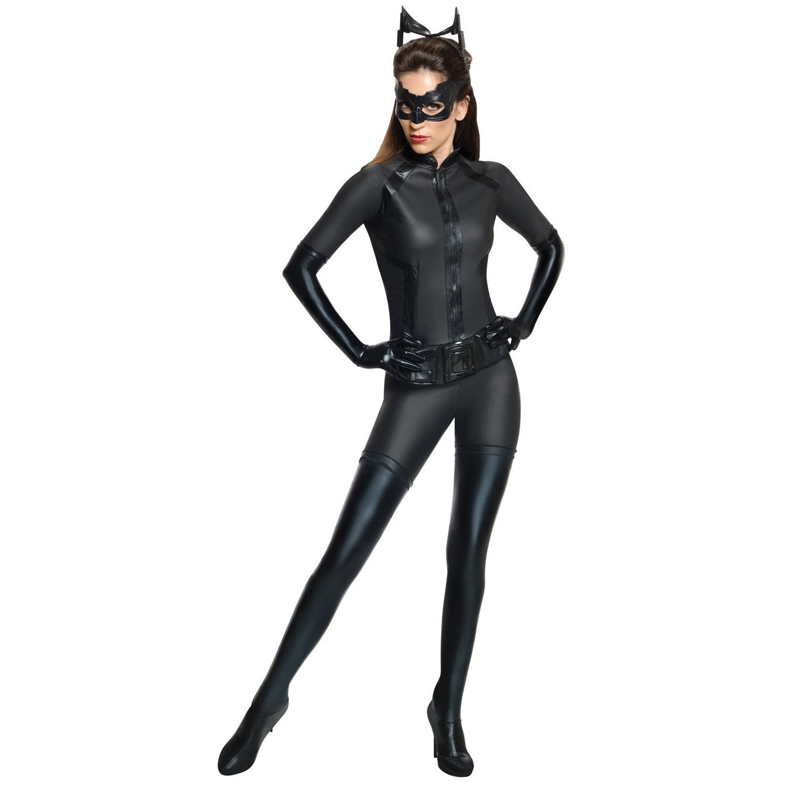 Rubie's Costume Co Women's Batman The Dark Knight Rises Catwoman Grand Heritage Adult Costume - Black - Large