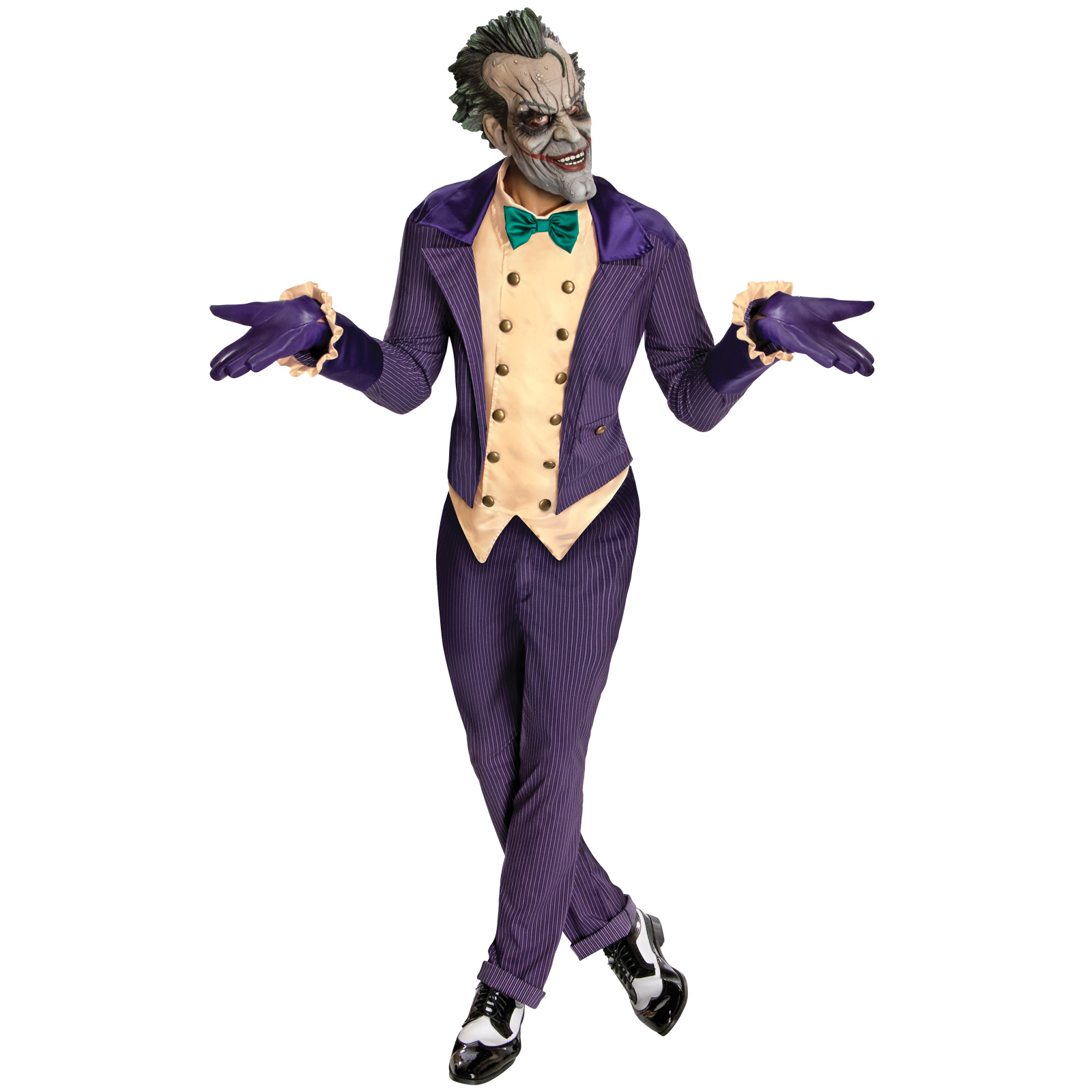 Rubie's Costume Co Men's Batman Arkham City Joker Adult Costume - Purple - Standard