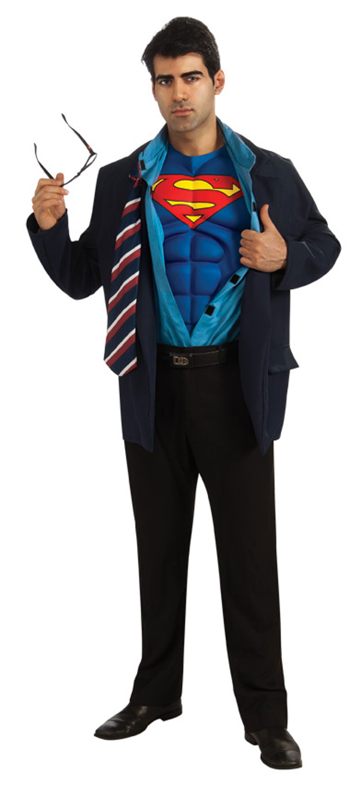 Rubie's Costume Co Men's Clark Kent / Superman Adult Costume - Red/Blue - Standard