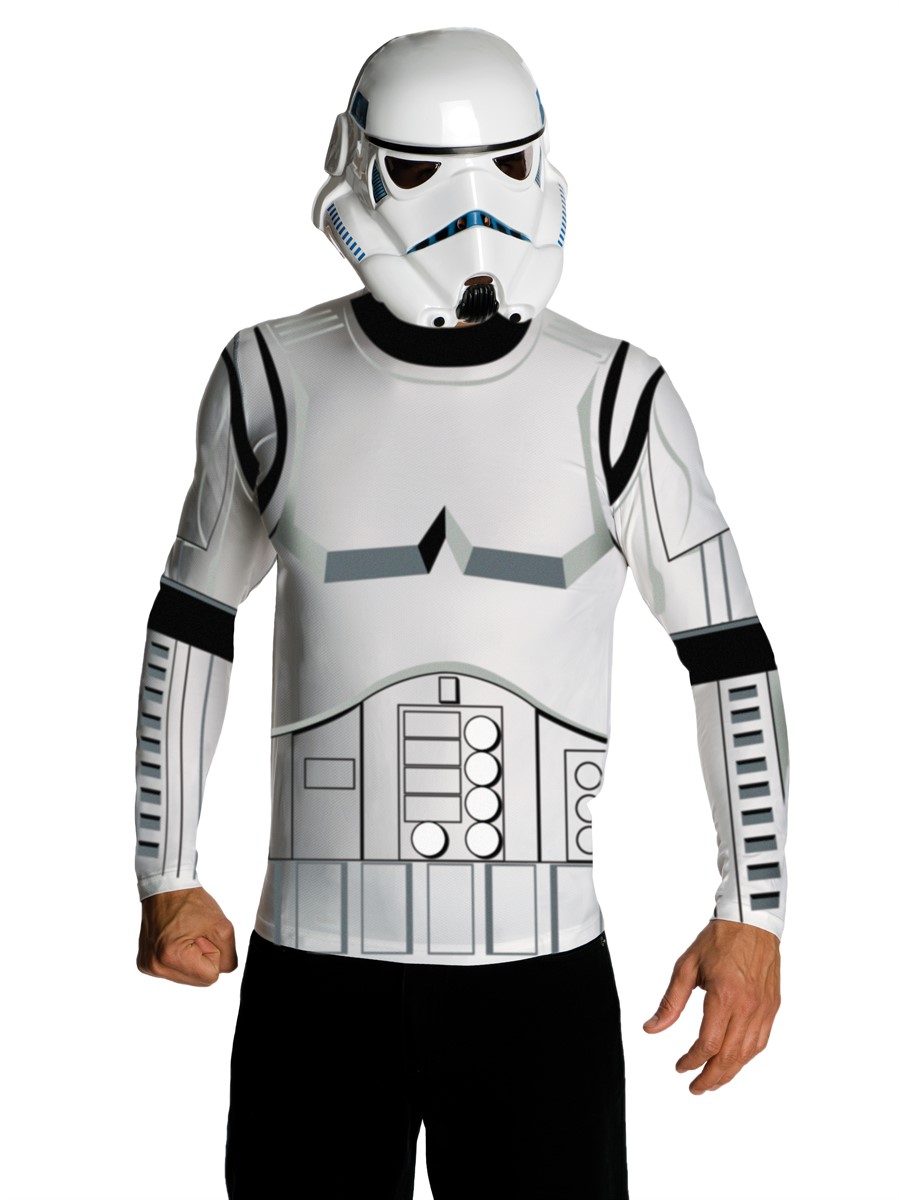 Rubie's Costume Co Men's Star Wars Storm Trooper Adult Costume - White - Large