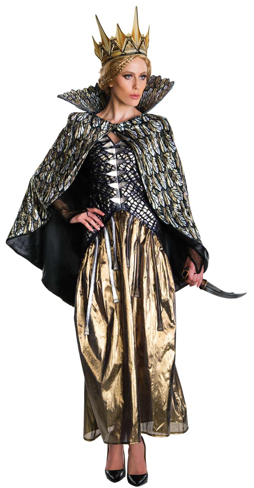 Rubie's Costume Co Women's Snow White & The Huntsman Deluxe Queen Ravenna Adult Costume - Black - Large