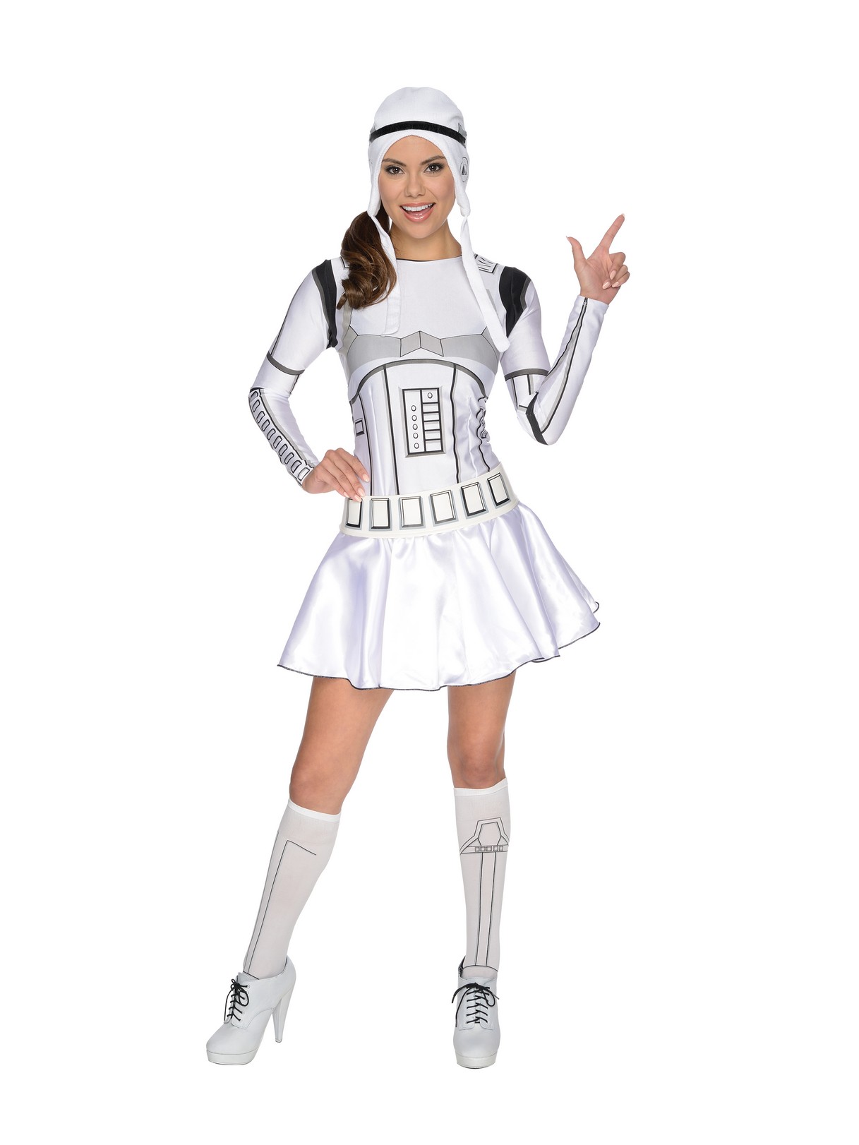 Rubie's Costume Co Women's Star Wars Stormtrooper Adult Costume - White - Large