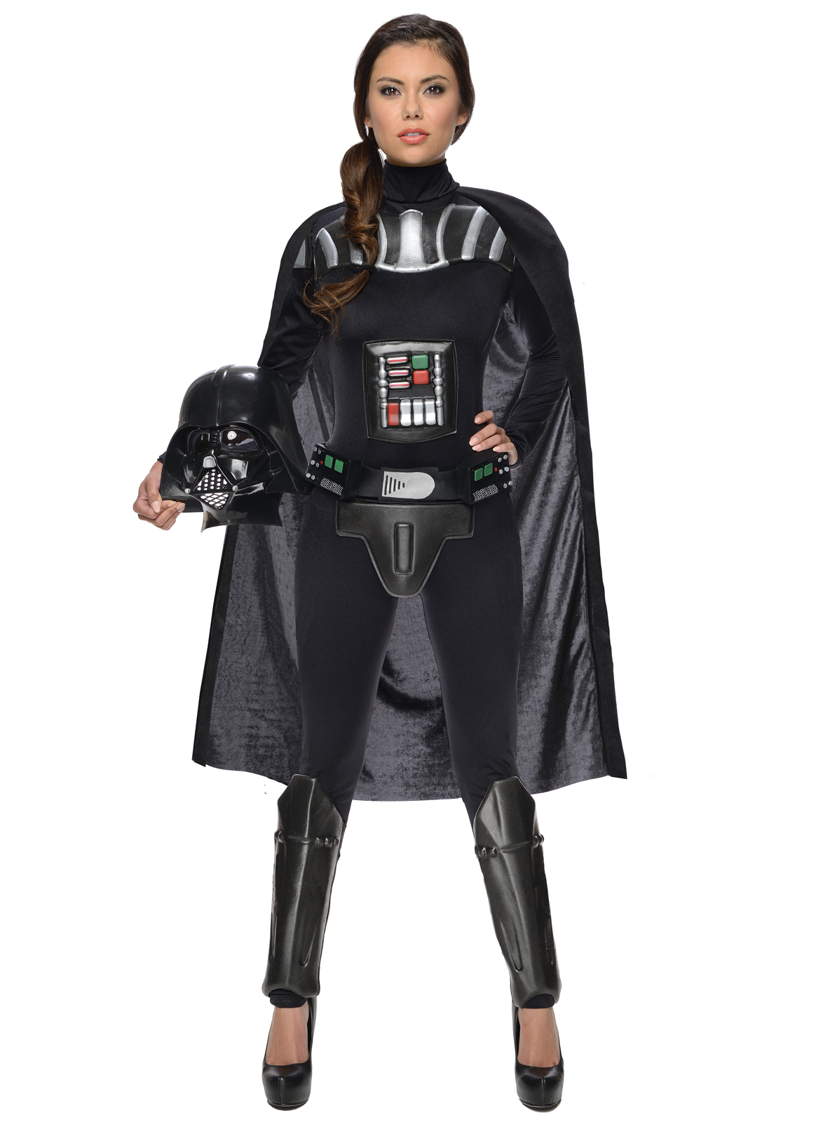 Rubie's Costume Co Women's Star Wars Darth Vader Female Adult Bodysuit - Black - Large