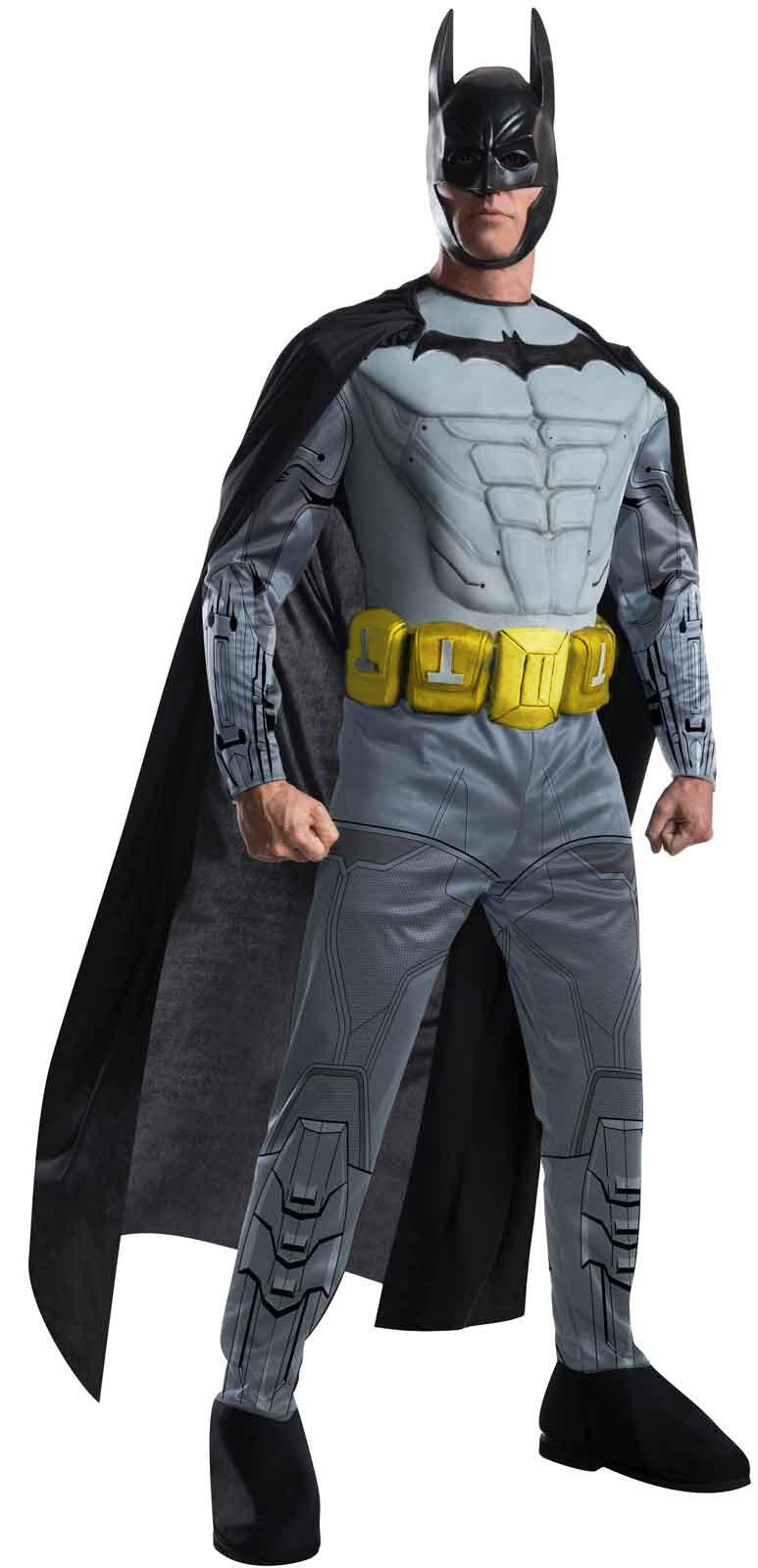 Rubie's Costume Co Men's Batman Arkham Batman Adult Costume - Black/Grey - Large