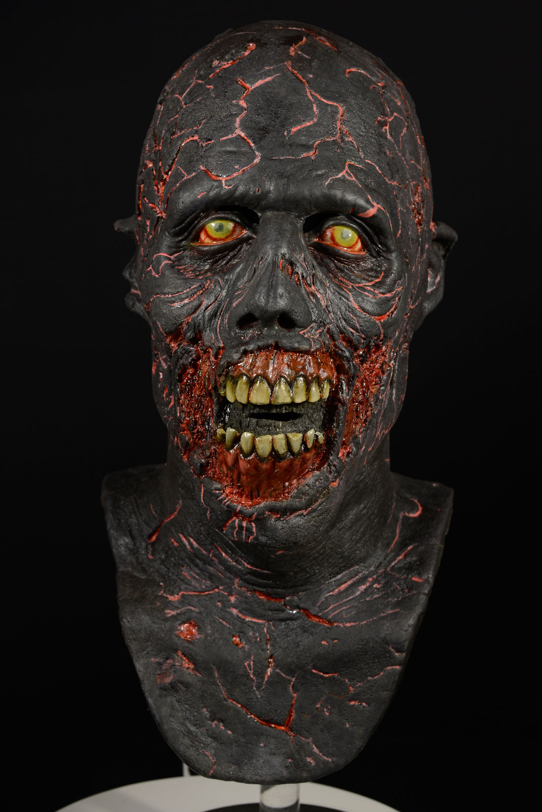 Trick Or Treat Studios Men's The Walking Dead: The Charred Walker Full Mask - Black - One-Size