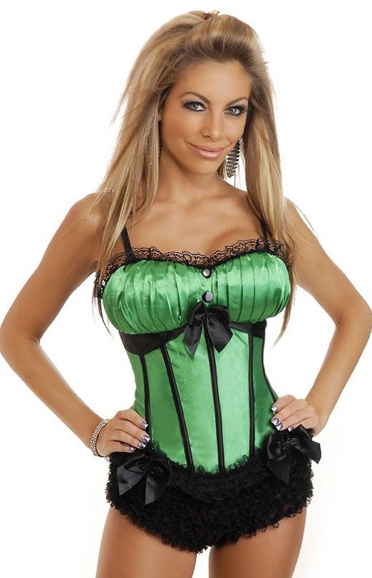 Daisy Corsets Women's Peasant Princess Burlesque Corset - 2X for Mardi Gras