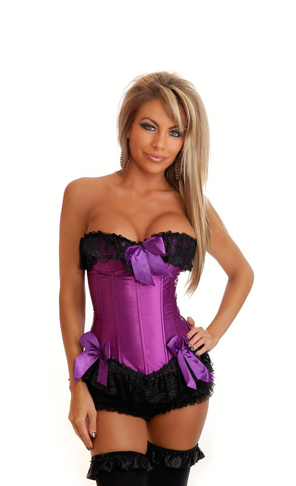 Daisy Corsets Women's Purple Passion Burlesque Corset - 2X