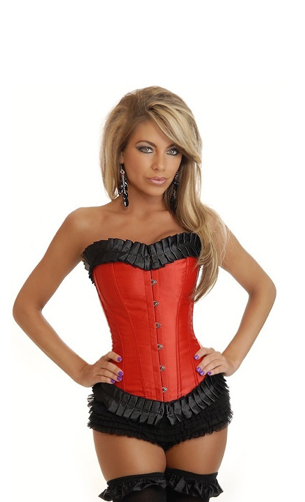 Daisy Corsets Women's Lady in Red Burlesque Corset - 2X for Valentines Day