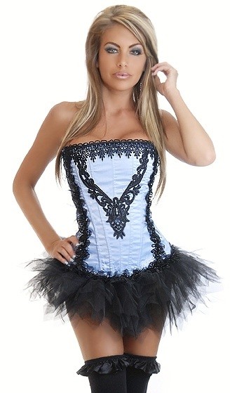 Daisy Corsets Women's Southern Belle Burlesque Corset and Pettiskirt - 2X