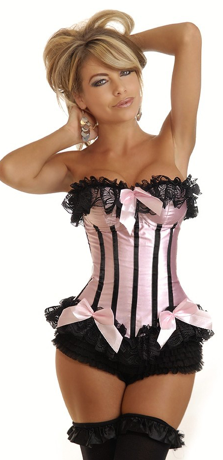 Daisy Corsets Women's Underwire Burlesque Pin-Up Corset - 2X for Valentines Day