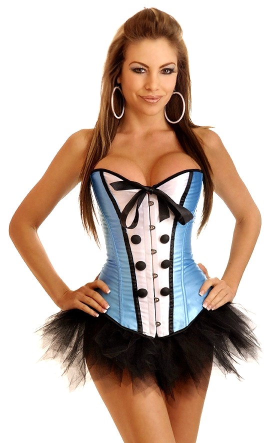 Daisy Corsets Women's Strapless Pin-Up Alice Corset and Pettiskirt - 2X