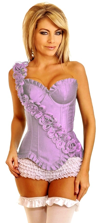 Daisy Corsets Women's Floral Strap Underwire Corset - 2X