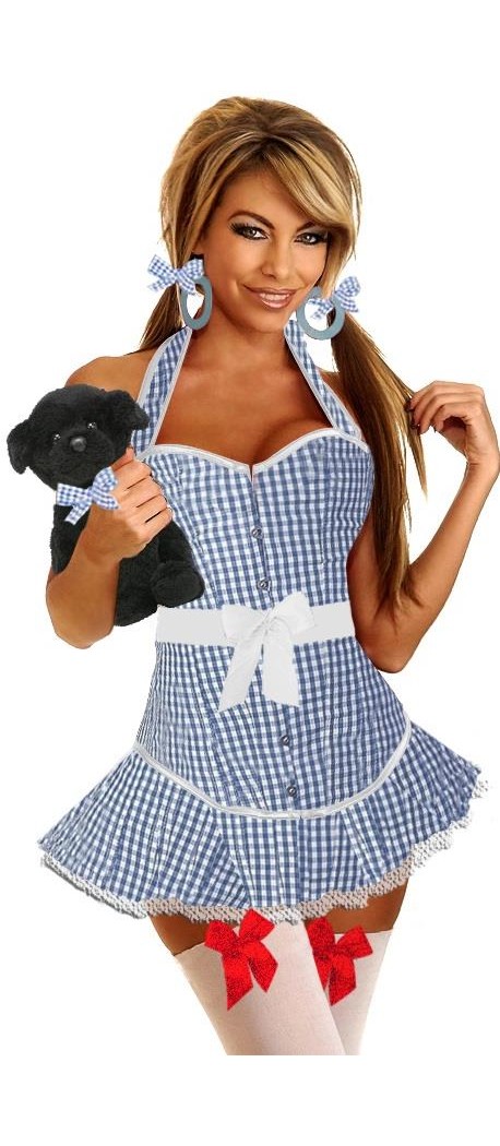 Daisy Corsets Women's 3 PC Sexy Dorothy Costume - 2X