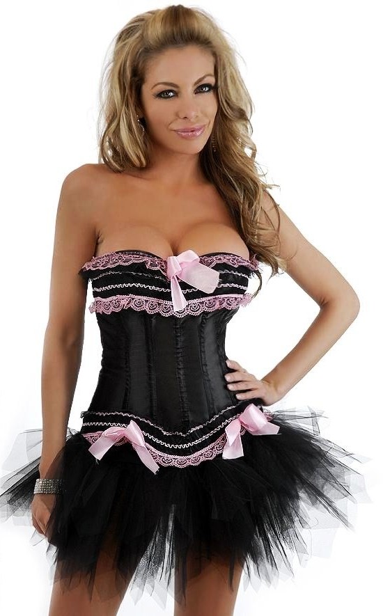 Daisy Corsets Women's Burlesque Corset and Petticoat - 2X