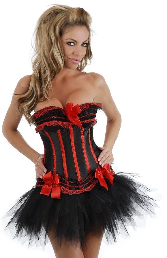 Daisy Corsets Women's Burlesque Corset and Petticoat - 2X