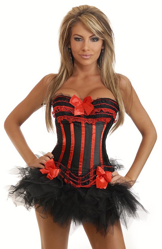 Daisy Corsets Women's Burlesque Corset and Petticoat - 2X