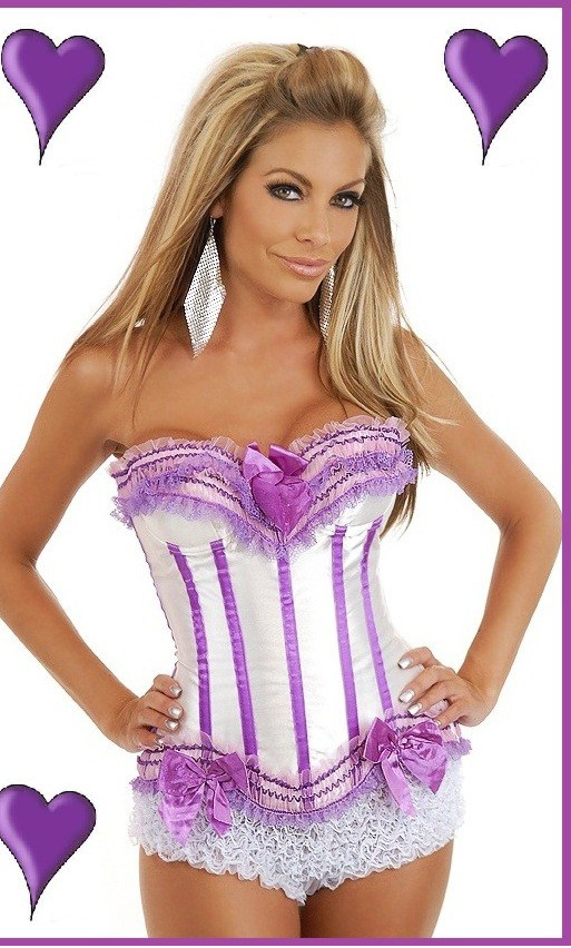 Daisy Corsets Women's Purple Passion Burlesque Corset - 2X for Valentines Day