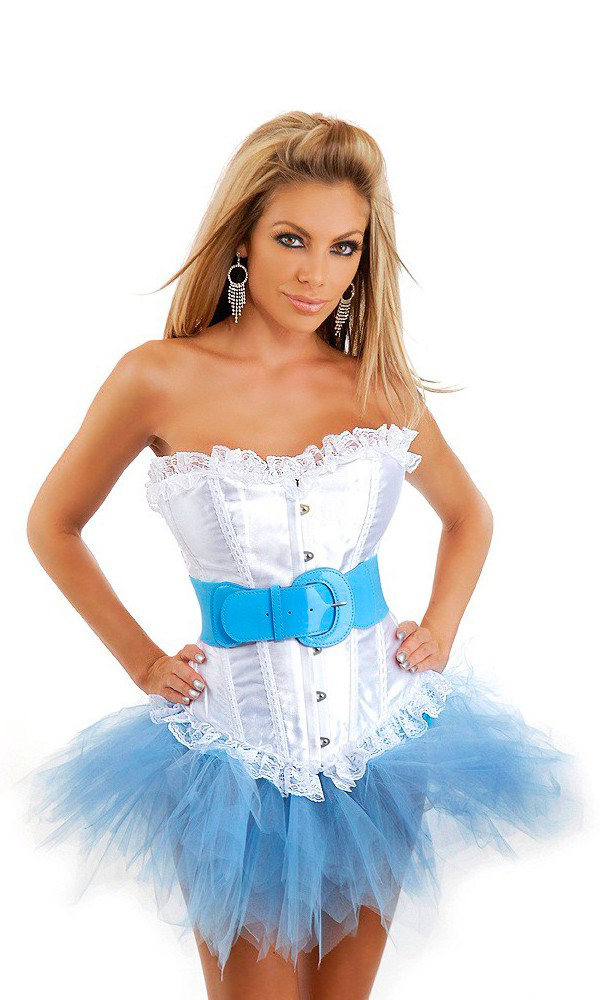 Daisy Corsets Women's Burlesque Belted Corset and Pettiskirt - 2X